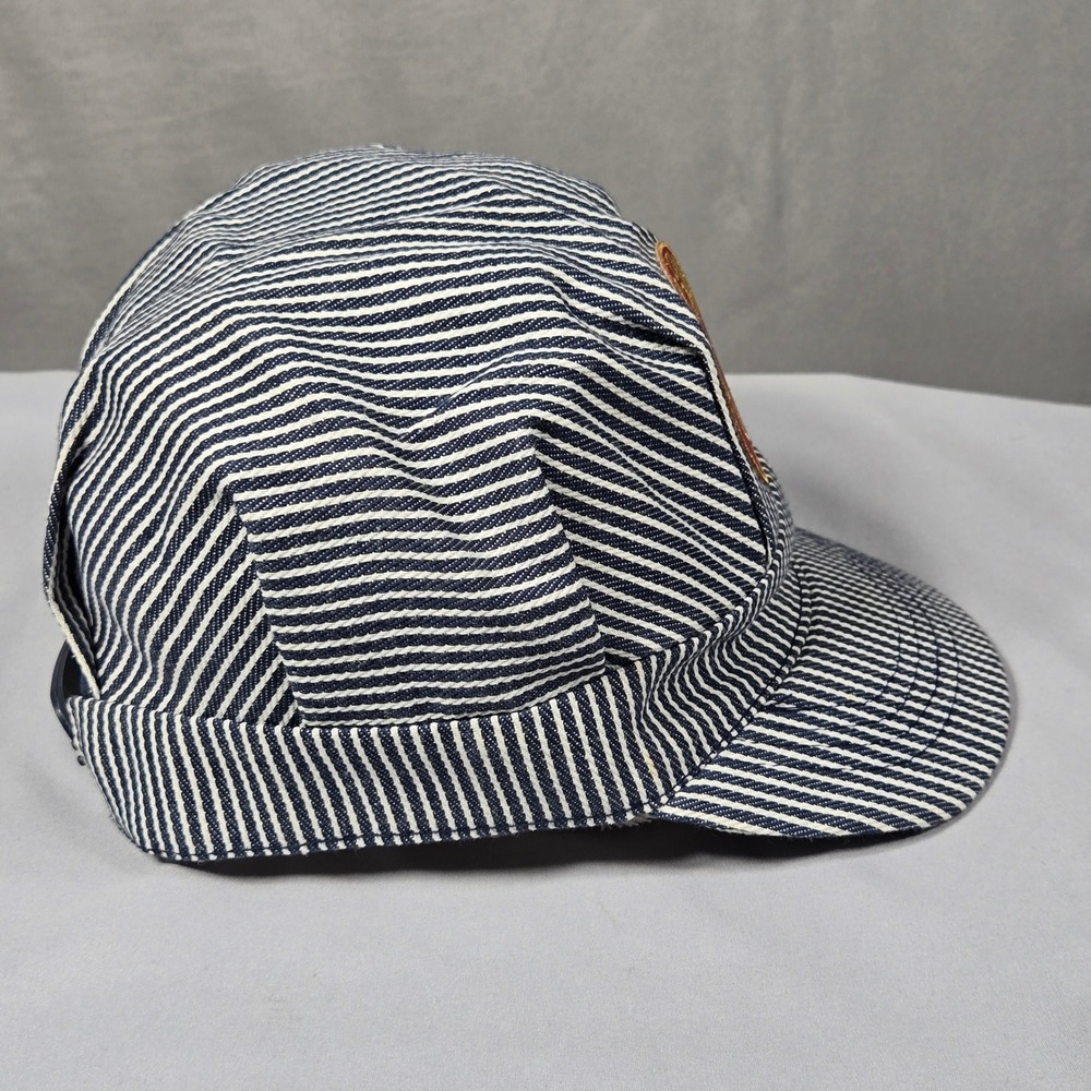 Grand Canyon Railway Engineer Hat Child Hickory Stripe Snapback Train Cap - Picture 4 of 10